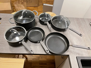 Pottide ja pannide komplekt (2 foto / 3)