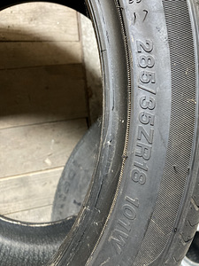 285/35 R18 suverehvid 2x UUED (1 foto / 2)