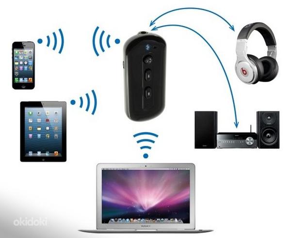 Bluetooth V3.0 Hands-free Stereo Adapter Music Receiver (foto #1)
