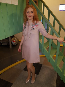 Roosa kleit s. L (38-40) (9 foto / 9)