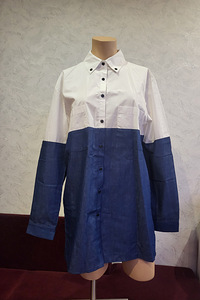 Valge-sinine triiksärk, Uus, s. L/XL (2 foto / 6)