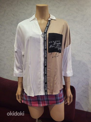 Женская рубашка на молнии MOHITO s. 38 (фото #5)