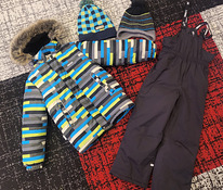 Очень теплая зимняя одежда (330 г) для мальчика 128 размера.