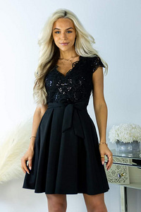 Вечернее платье uUS черного цвета, размер L (40).