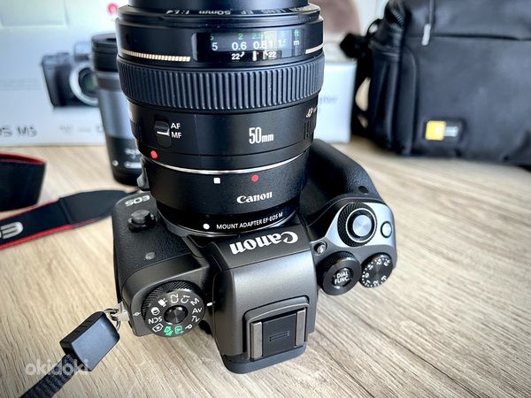 Canon EOS M5 EFM 18-150mm EF-EOS Адаптер EF 50mm LENS mm (фото #2)
