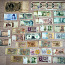 Suur komplekt paberraha paber raha erinevad rahad kupüürid (foto #1)