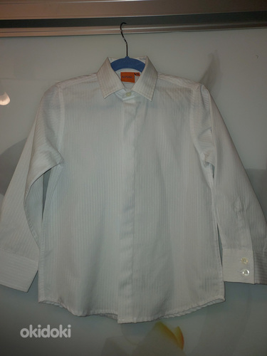Праздничная белая блузка (фото #1)