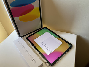 Apple iPad 10.9” 10th gen 64GB WIFI hõbedane + Apple pliiats (1 foto / 4)