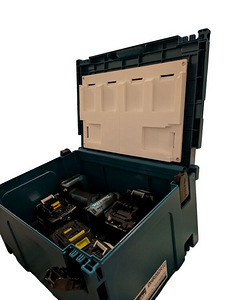 Makita Makpac kohvri akukinnitus 18v akudele (kuni 6 akut)