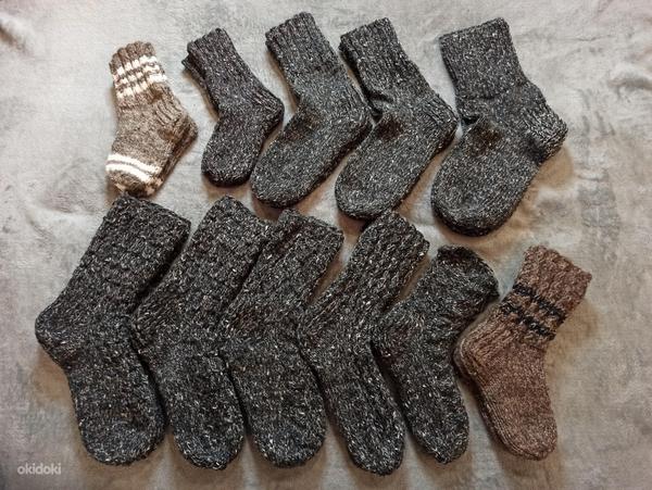 Вязаные носки, варежки ,ручная работа (фото #2)
