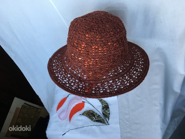 Красивые ажурные новые летние шляпки и панамки (фото #7)