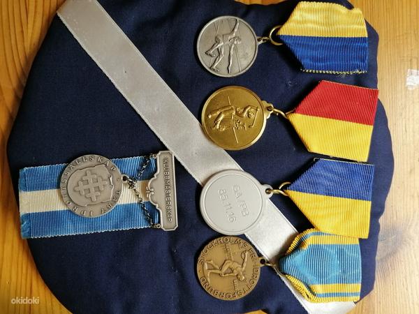 Спортивные медали Швеции, 5 шт. (фото #1)