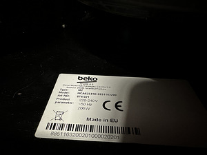 Beko HCA62541B õhupuhasti/kubu (4 foto / 4)