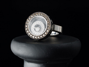 Chopard kuldsõrmus, teemantidega (1 foto / 2)