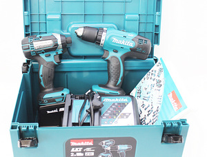 Makita DLX2141AJ Taiskomplekt (DDF453, DTD152, DC18RC, 2 Akut, kohver) (2 foto / 2)