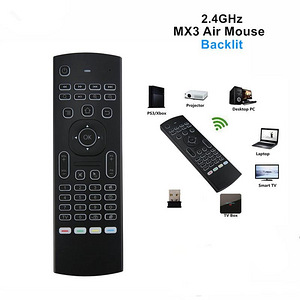 Air Mouse T3 MX3 Backlit Remote Control 2.4G Wireless Keybo (2 foto / 3)