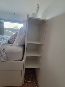 Кровать Malm Ikea, 4 ящика + sleepwell матрас180x200 (5 фото из 5)