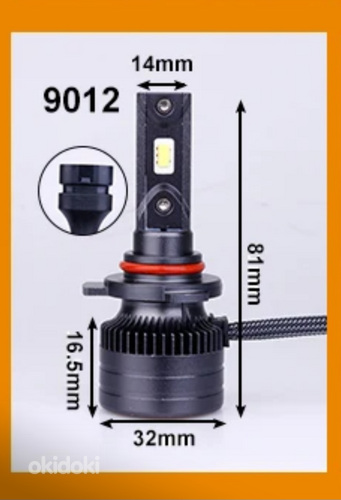 HLXG 9012 (HIR2) Светодиодные автомобильные лампы/лампочки (фото #3)