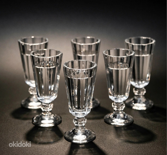 Fasetitud jalaga klaas, LAFITNIK 60ml, komplekt 6tk