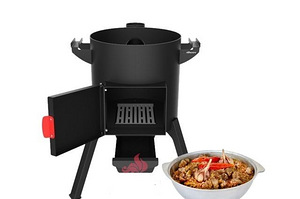 Печь под казан 22л, GRILLVER, разборная (3 фото из 4)