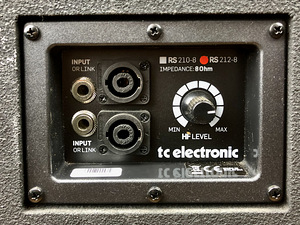 TC Electronic RebelStack RS212 Bass Speaker Cab 2 x 12" (3 foto / 4)