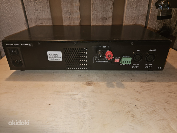 Helivõimendi PDA200/2 (Induction Loop Amplifier) (foto #2)