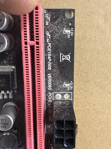 PCIe Riser VER009S 1x 16x (2 foto / 2)