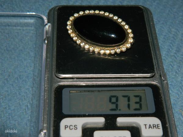 Красивая серебряная брошь 875 пр (фото #2)
