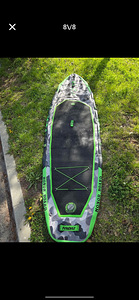 SUP-laud kahepoolne aer + iste! 330x84x15 cm– komplekt (5 foto / 8)