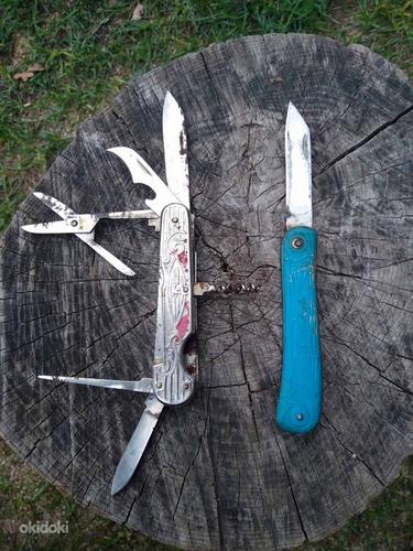 Советские складные старые ножи (фото #4)