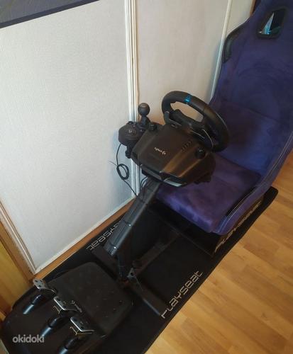 Игровое кресло для ралли + Logitech G29 с переключателем пер (фото #2)