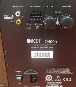 10" KEF Q400b aktiivne subwoofer (7 foto / 7)
