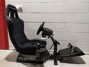 Playseat Alcantara rallitool ja Logitech G920 rool (2 foto / 6)
