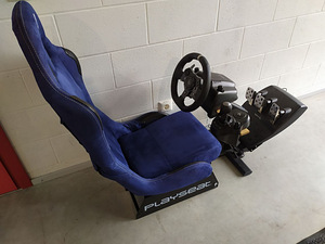 Playseat Alcantara rallitool + Logitech G920 rool (1 foto / 7)