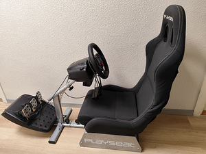 Раллийное кресло Playseat и руль Logitech G29 для Playstation / PC