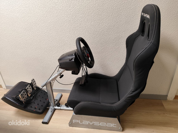 Раллийное кресло Playseat и руль Logitech G29 для Playstation / PC (фото #1)