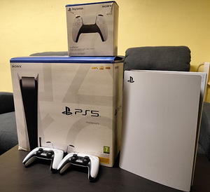 Playstation 5 konsool Blu-ray Edition kahe puldiga (1 foto / 5)