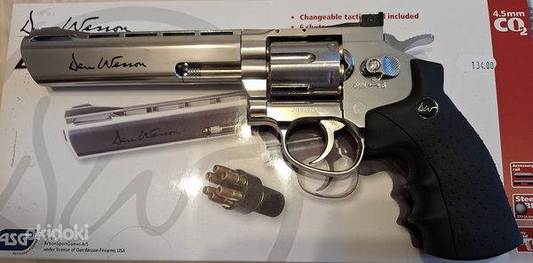 Dan Wesson 6" 4,5mm steel BB CO2 revolver (фото #2)