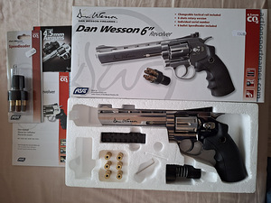 ASG Dan Wesson 6" 4,5mm steel BB CO2 õhkrevolver (6 foto / 7)
