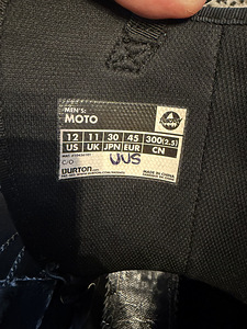 Ботинки для сноуборда Burton Moto 45EU. Две пары (4 фото из 8)