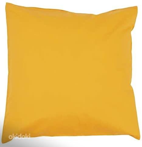 Декоративная подушка 50 * 50 см желтая (фото #1)