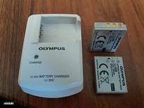 Aккумулятор OLYMPUS Li-30B + зарядка