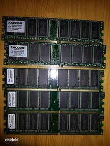 RAM DDR4, DDR3, DDR2, DDR-400, DDR-333 ja teised (4 foto / 7)