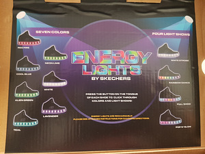 SKECHERS Energy Lights - LED tossud s 36 (9 foto / 9)