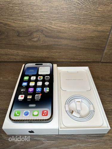 iPhone 14 Pro Max, Space Black, 256 ГБ, с гарантией (фото #3)