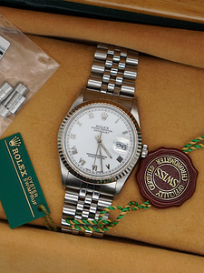 Rolex Datejust 36mm, 16234 Quickset Jubilee 18K Fluted Bezel (1 foto / 8)