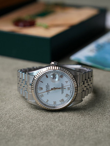 Rolex Datejust 36mm, 16234 Quickset Jubilee 18K Fluted Bezel (7 foto / 8)