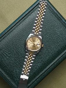 Rolex Datejust 36mm, 16233 Two Tone Champagne Jubilee Box (9 foto / 10)