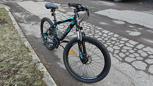 Jalgratas Corelli Swing 3.2 MTB, must, raam 13", raam 24" (6 foto / 10)
