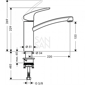 Köögisegisti Hansgrohe/ Soodustus üle 110€ (3 foto / 7)
